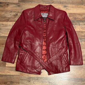 Pelle Studio Women's Red Leather Jacket